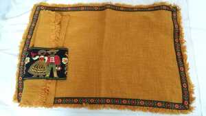  prompt decision * Austria chiroru pattern place mat & napkin Vintage * Northern Europe higashi .