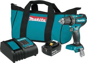【未使用品】 Makita マキタ 18V ブラシレス ドリルドライバー XFD131 充電式 電動工具 コードレス セット ブラック DIY 工具 