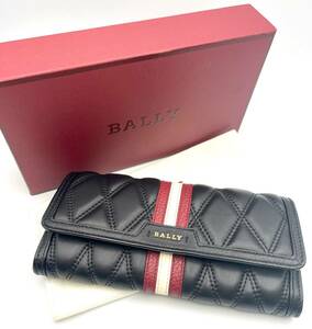 未使用品　バリー BALLY 長財布 ディニー/DINNEY ダイヤモンド/DIAMOND ブラック DINNEY QT 190