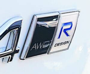 ★ボルボ★R-DESIGNリヤエンブレムステッカーV40 XC40 V60 V70 XC60 XC90 S60 VOLVO