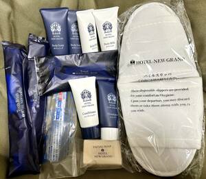 ## hotel new Grand ## amenity -12 point body soap not for sale amenity travel travel kit old shop hotel Yokohama. .. pavilion .... set 