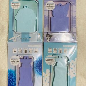 サムライウーマン ブルージャスミン アクアスターフレグランス ラバーカード 4個セット