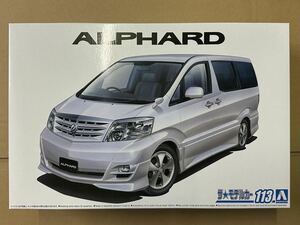 【未開封品】青島文化教材社 1/24 ザ☆モデルカー No.113 トヨタ NH10W アルファードG/V MS/AS '05プラモデル《まとめ対応》