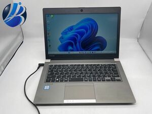 【訳アリ/ジャンク】☆TOSHIBA ノートPC☆dynabook R63/H/core i5-8250U/SSD256GB搭載/メモリ8GB/13.3型/中古PC/ジャンク/P7146