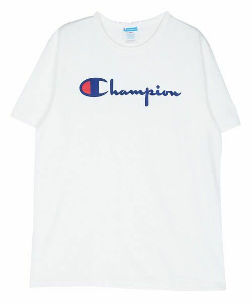 Champion チャンピオン スクリプトロゴ 半袖 クルーネックTシャツ XL 大きいサイズ メンズ