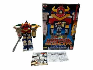 ジャンク扱い簡易検品のみ バンダイ DX 超合金 星獣合体 ギンガイオー 星獣戦隊ギンガマン GD-11 おもちゃ [TK24-0216-3]