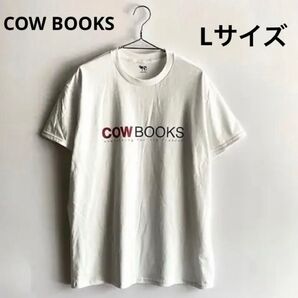 カウブックス COW BOOKS 1st Logo Tシャツ Lサイズ 白×赤
