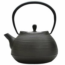 南部鉄器：壱鋳堂 鉄瓶 刷毛目 Kettle hakeme 1L W18×D15×H20(cm)【IH調理器対応】_画像1