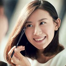 MSQ アイシャドウ ブラシ 6本 メイク 筆 高級繊維毛 超柔らかい 日常の化粧 携帯便利 敏感肌適用 (ブラック)_画像3
