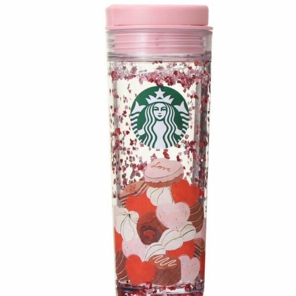 新品 STARBUCKS バレンタイン2024 ウォーターインタンブラー　チョコレート　473ml スタバ