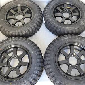 新品 16インチ 5.5J ＋20 5-139.7 ブラック タイヤ付4本SET 185/85R16 COMFORSER CF3000 ジムニー M/T (W2362)