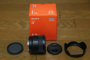 【美品】 SONY ソニー E 11 mm F1.8 SEL11F18