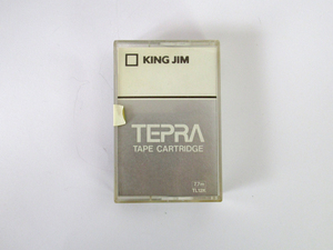 ☆【送料無料】 KING JIM TEPRA テープカートリッジ TL12K 7.7mm 黒インク 転写 未使用☆