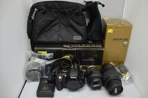 【大黒屋】ニコン Nikon D5100 + AF-S DX NIKKOR 18-55mm f/3.5-5.6GVR +AF-S DX NIKKOR 55-300mm f/4.5-5.6G VR ED_画像1