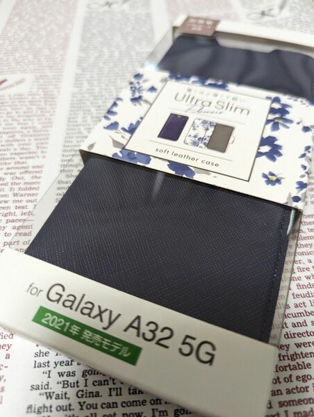 値下げ交渉いたしません×　GalaxyA325G　 ソフトレザーケース　 ケース内側フラワープリント