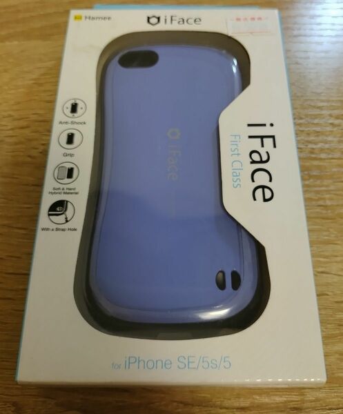 iPhone SE/5s/5用 iFace First Classケース パープル