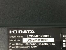 IO-DATA 31.5型 液晶モニタ- LCD-MF321XDB-B 広視野角ADSパネル採用 　スタンド無し　中古ジャンク品　（管：2E-M）　_画像5