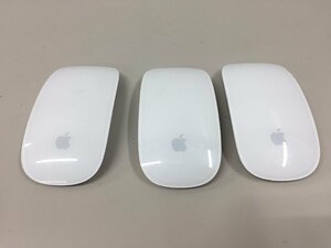 Apple Magic Mouse マジックマウス A1296 アップル ワイヤレスマウス 電池蓋欠品　３個セット 管理番号(2FB2-N7)