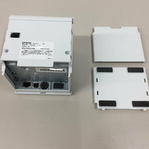 送料無料美品EPSON コンパクト レシートプリンター TM-m10 621(M332B )有線LAN USB対応 純正アダプター付属の画像6