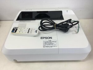 超短焦点 プロジェクター EPSON エプソン EB-1460UT 　ランプ使用時間：高1567H/低109H　リモコン付属　専用ペン欠