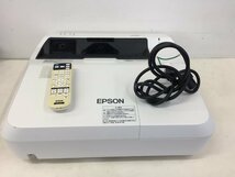 超短焦点 プロジェクター EPSON エプソン EB-1460UT 　ランプ使用時間：高1475H/低181H　リモコン付属　専用ペン欠_画像1