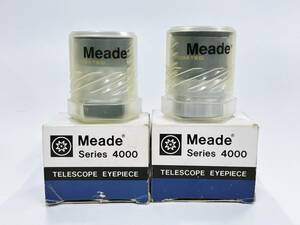 ミード Meade Series4000 2点セット Super Plossl 6.4㎜ 12.4㎜アイピース 天体望遠鏡 元箱付き ケース付き 