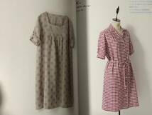 そのまま着ても、重ねて着ても　ワンピース　simple style dress 茅木真知子 著 実物大パターン付　文化出版局　中古本_画像6