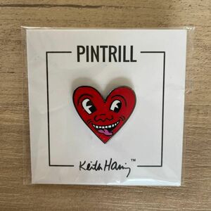 Keith Haring HEART キースヘリングピンバッジ ハート