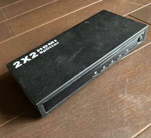 2×2 HDMI スプリッター　本体パーツ　ジャンク品　送料無料