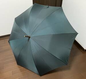 英国製　FOX umbrellas ヒッコリーワンピース　× ピーコックグリーン　送料無料