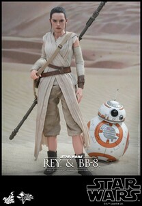 ホットトイズ【ムービー・マスターピース】MM#337『スター・ウォーズ／フォースの覚醒』１／６スケール　レイ＆ＢＢ-８（２体セット）