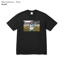 Supreme Maradona Tee Black M シュプリーム マラドーナ Tシャツ ブラック 黒 24ss futura box logo_画像2