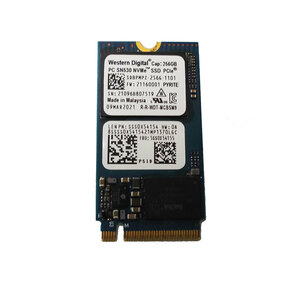 【ジャンク】WDC PC SN530 SDBPMPZ-256G M.2 Type2242 SSD フォーマット済 使用時間481時間 SSD-0096