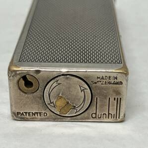 dunhill ダンヒル ローラー式 ガスライター シルバーカラー 喫煙具の画像6