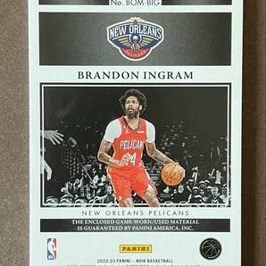 2022-23 Panini Noir Basketball Box Office Memorabilia Brandon Ingram /99 Pelicans NBAカードの画像2