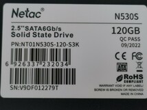Netac N530S 2.5inch SATA Solid State Drive 120GB 【内蔵型SSD】_画像6