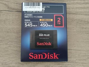 SanDisk SSD PLUS 2.5inch SATA Solid State Drive 2TB 【内蔵型SSD】