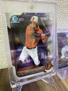 1円スタート「MLBprospect全体1位の超有望株」Jackson holliday 1st bowman chrome bowman night insert セット　Topps Bowman 