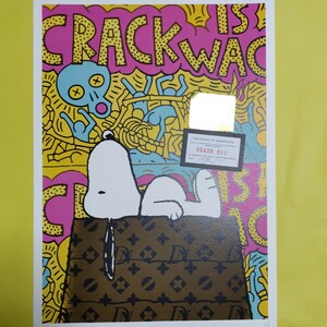 DEATH NYC 世界限定100枚 アートポスター　スヌーピー　SNOOPY　キースヘリング　Keith Haring ルイヴィトン　LOUISVUITTON トムエバハート