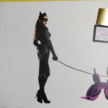 DEATH NYC 世界限定100枚 アートポスター　BATMAN　バットマン　キャットウーマン　Catwoman ジェフ クーンズ　Balloon Dog バルーンドッグ_画像2