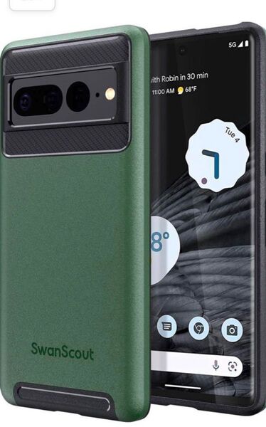 Pixel 7 耐衝撃ケース スマホケース グリーン Pixel スモーキーパープル ダークグリーン