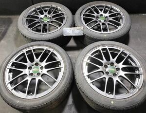 BBS RE5010 鍛造 17インチ 7J＋48 PCD100 5H 5穴 215/45R17 ブリヂストン 86 BRZ プリウス インプレッサ レガシィ 590234