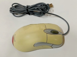 【ジャンク】Microsoft マイクロソフト マウス　InteliMouse optical インテリマウス　オプティカル 