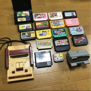 ファミコン　本体とソフト