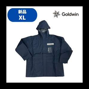 【F-6】size/XL　GOLDWIN　ゴールドウイン　Goldwin Team Raincoat　G01390PG　カラー：Nネイビー