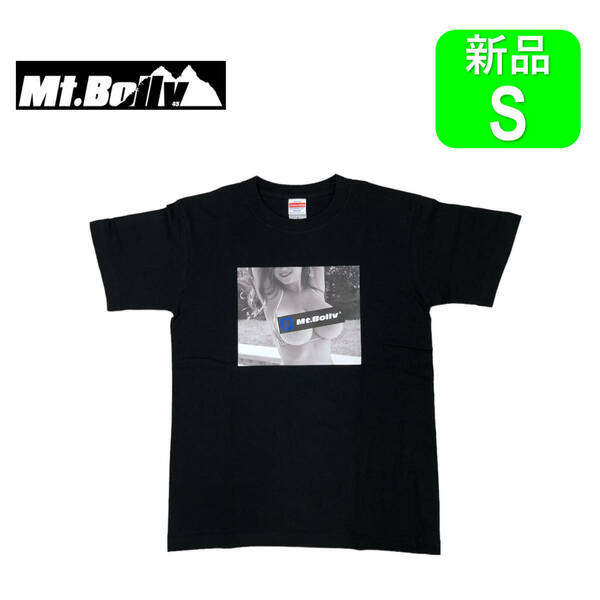 【F-30】　Mt.Bollv　オリジナル　6.2オンス プレミアム Tシャツ　カラー：ブラック　サイズ：S