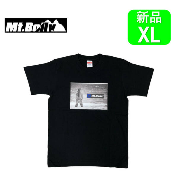 【F-40】　Mt.Bollv　オリジナル　6.2オンス プレミアム Tシャツ　カラー：ブラック　サイズ：XL