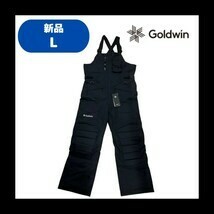 【E-16】　size/L　GOLDWIN　ゴールドウイン　Pad Bib　G32390PP　カラー：BKブラック