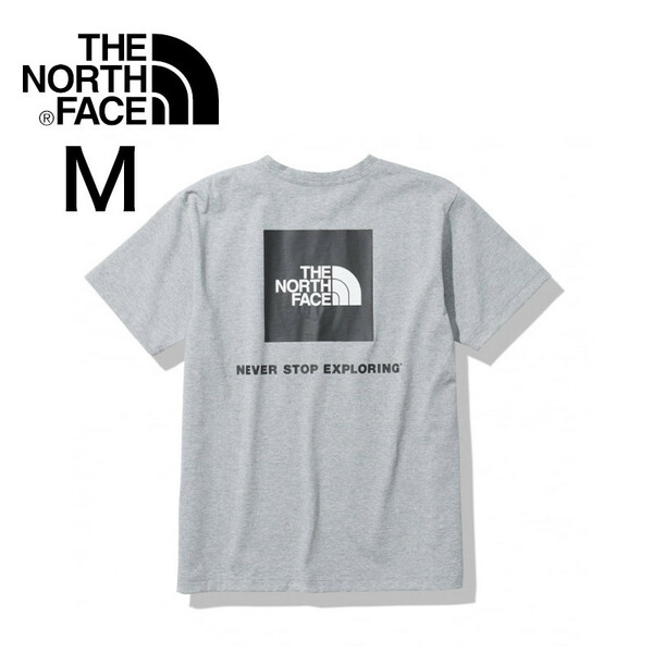 【G-22】　THE NORTH FACE　ノースフェイス　ショートスリーブバックスクエアーロゴティー（メンズ）　NT32350 カラー：Z　サイズ：M