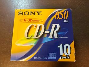 **SONY( sun . electro- ) valuable goods domestic production CD-R 650MB 10 sheets **